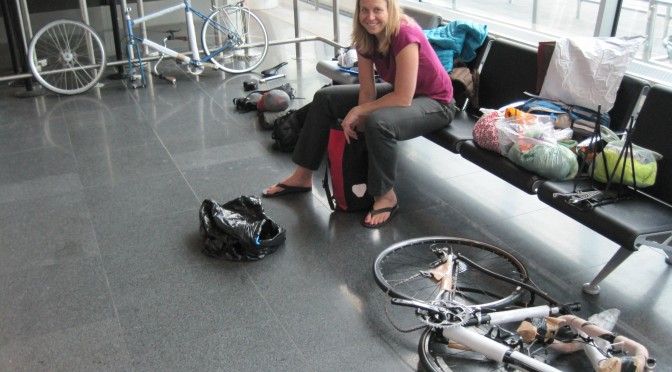 What to do when flying with bikes.